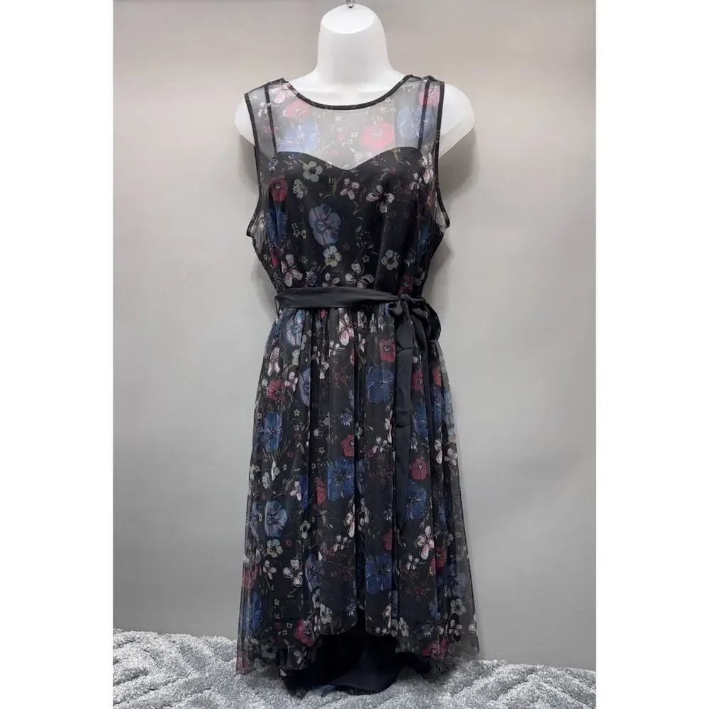 Disney Snow White Collection by Lauren Conrad LC Skater Dress Junior G Size 16